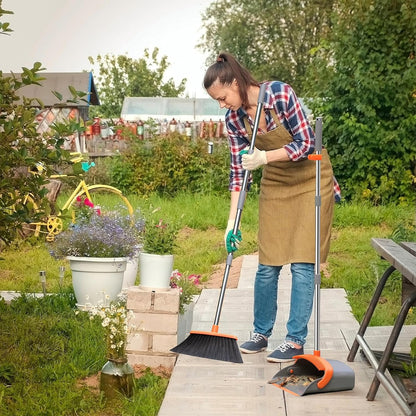 Upright Broom Set