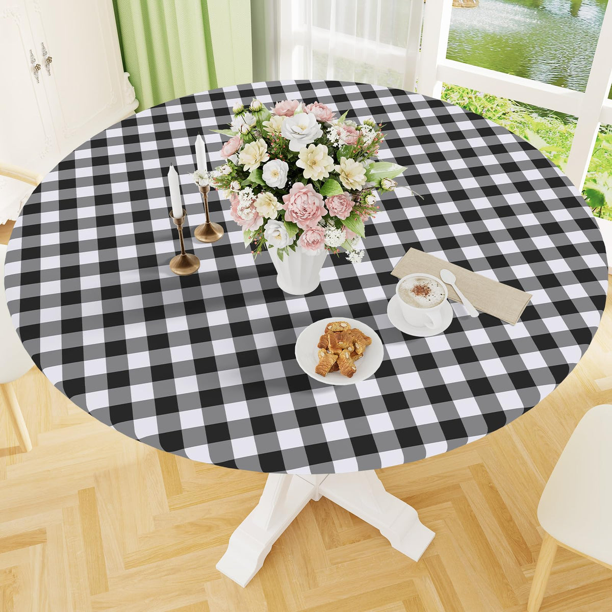 Round Vinyl Tablecloth