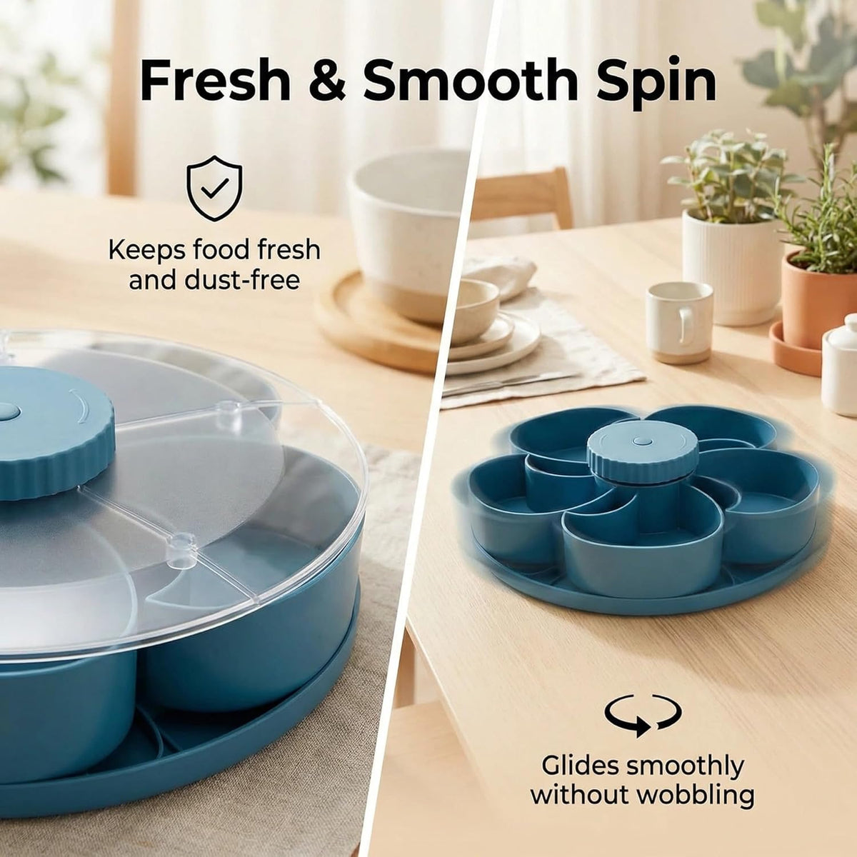 Rotating Snack Tray