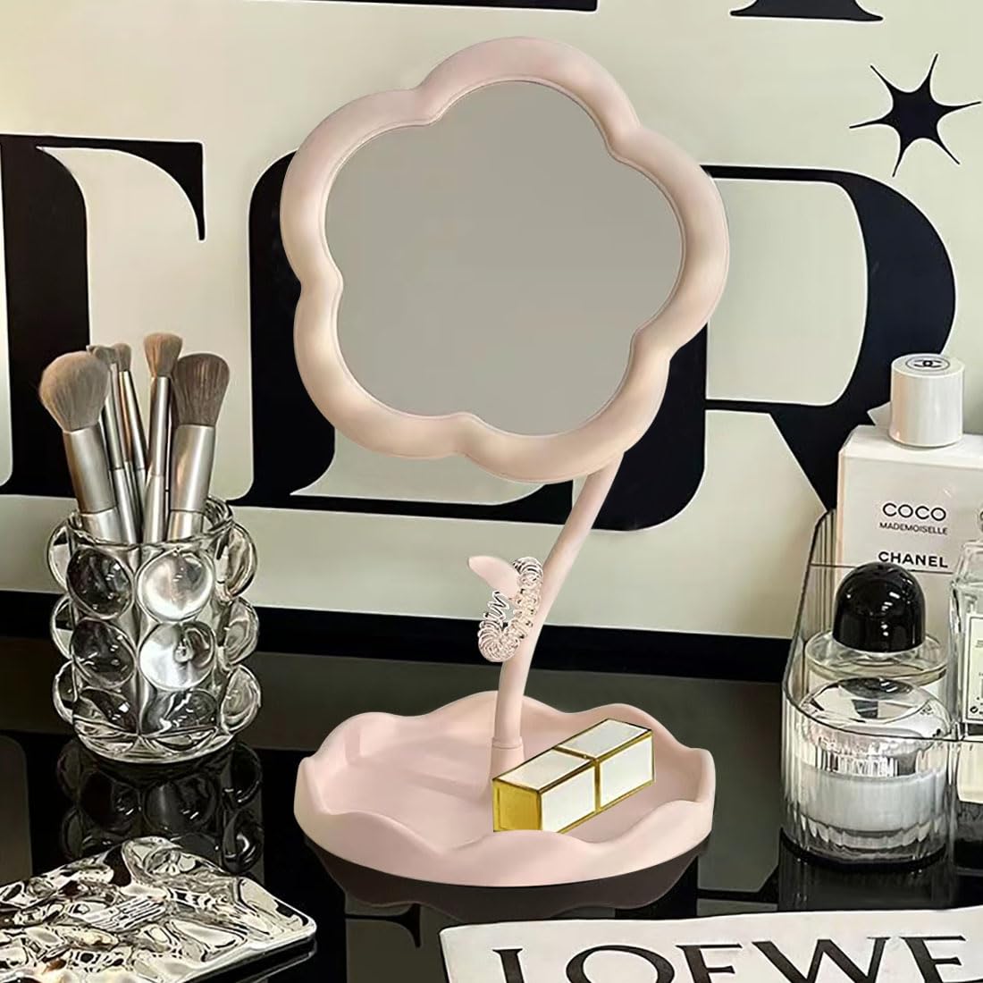 Flower Makeup Mirror