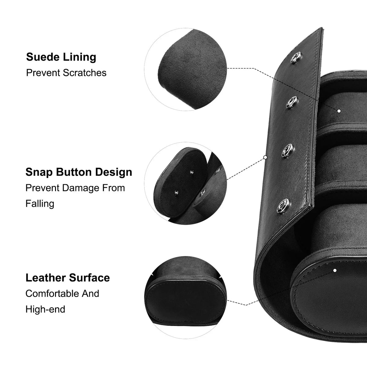 Leather Watch Roll