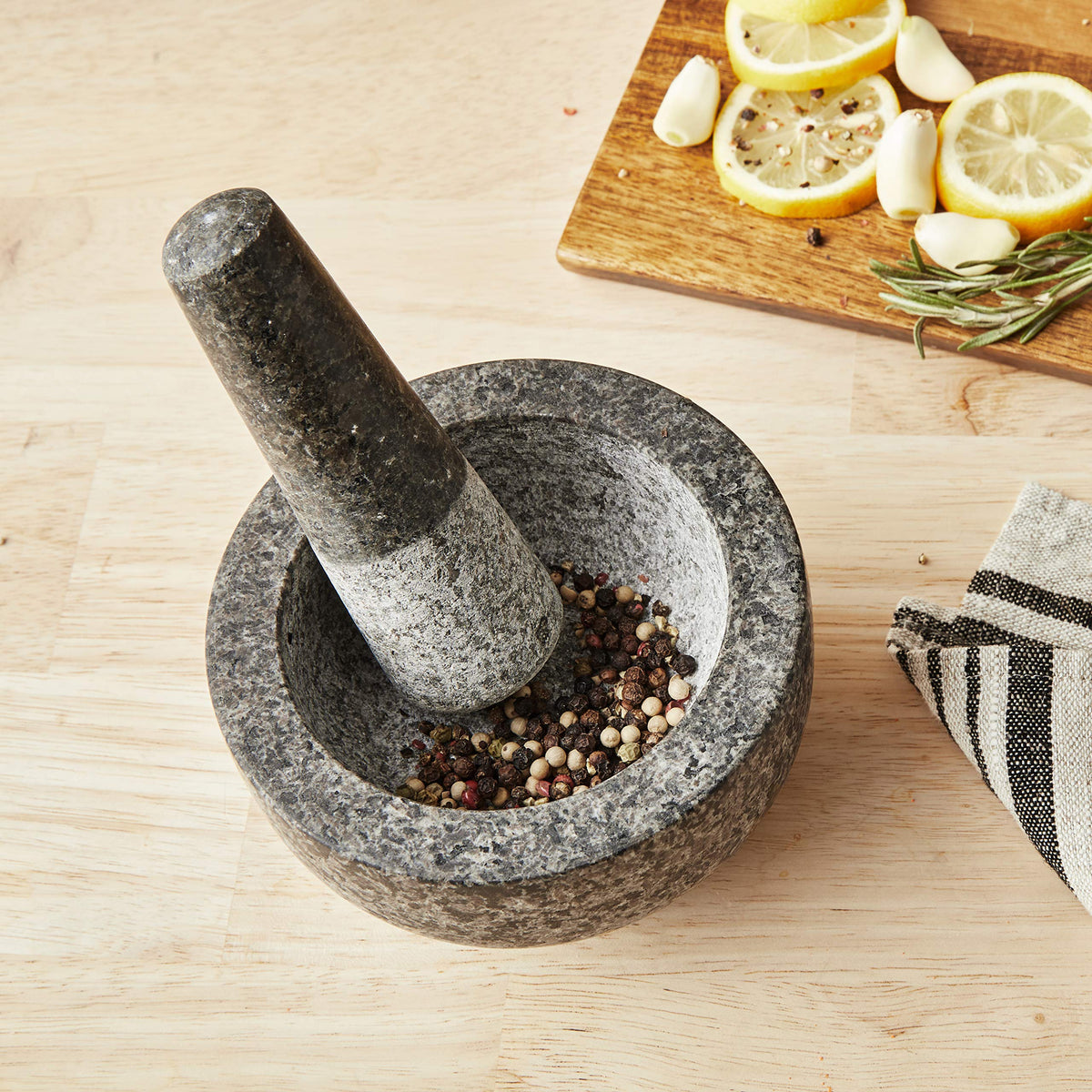 Granite Mortar and Pestle Set