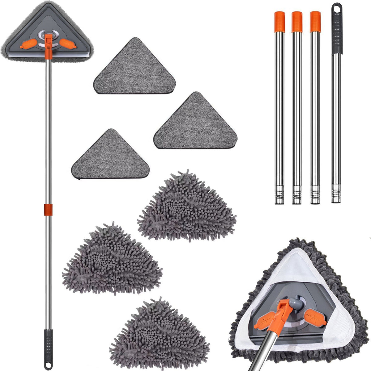Triangle Telescopic Cleaning Mop
