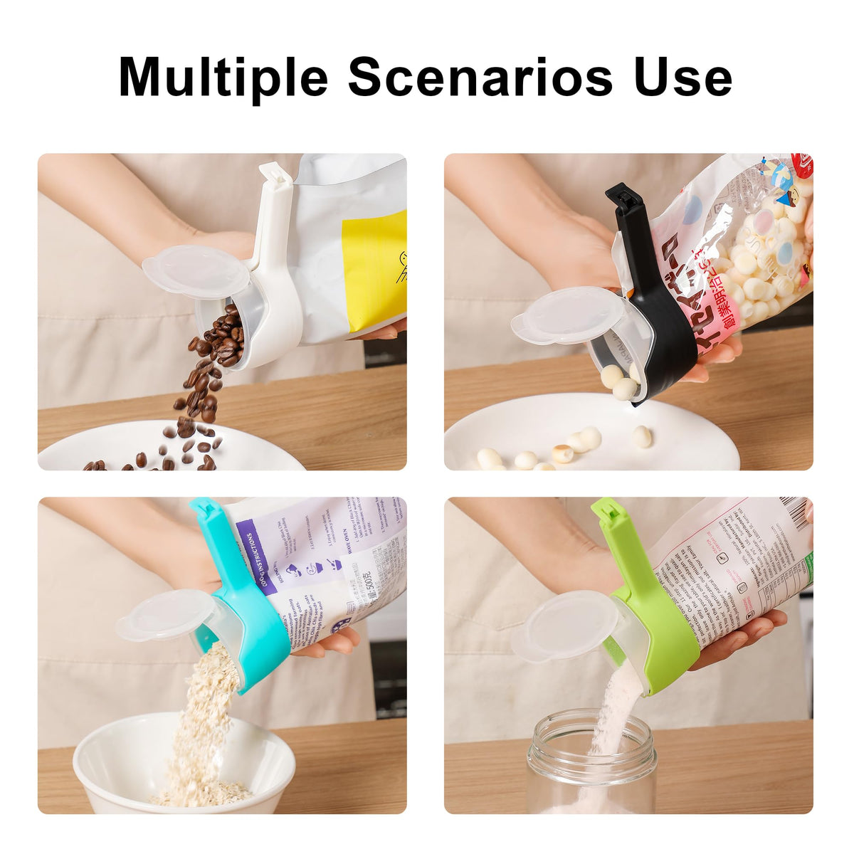 Pour Spout Bag Clips – 4 Pieces