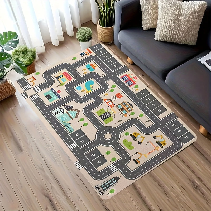 Parking Lot Play Mat Rug