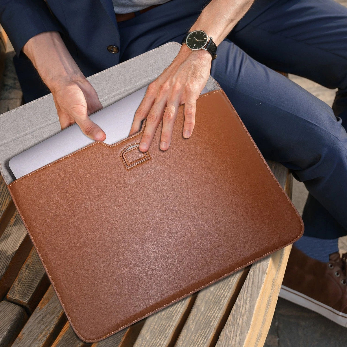 Foldable Laptop Sleeve and Stand