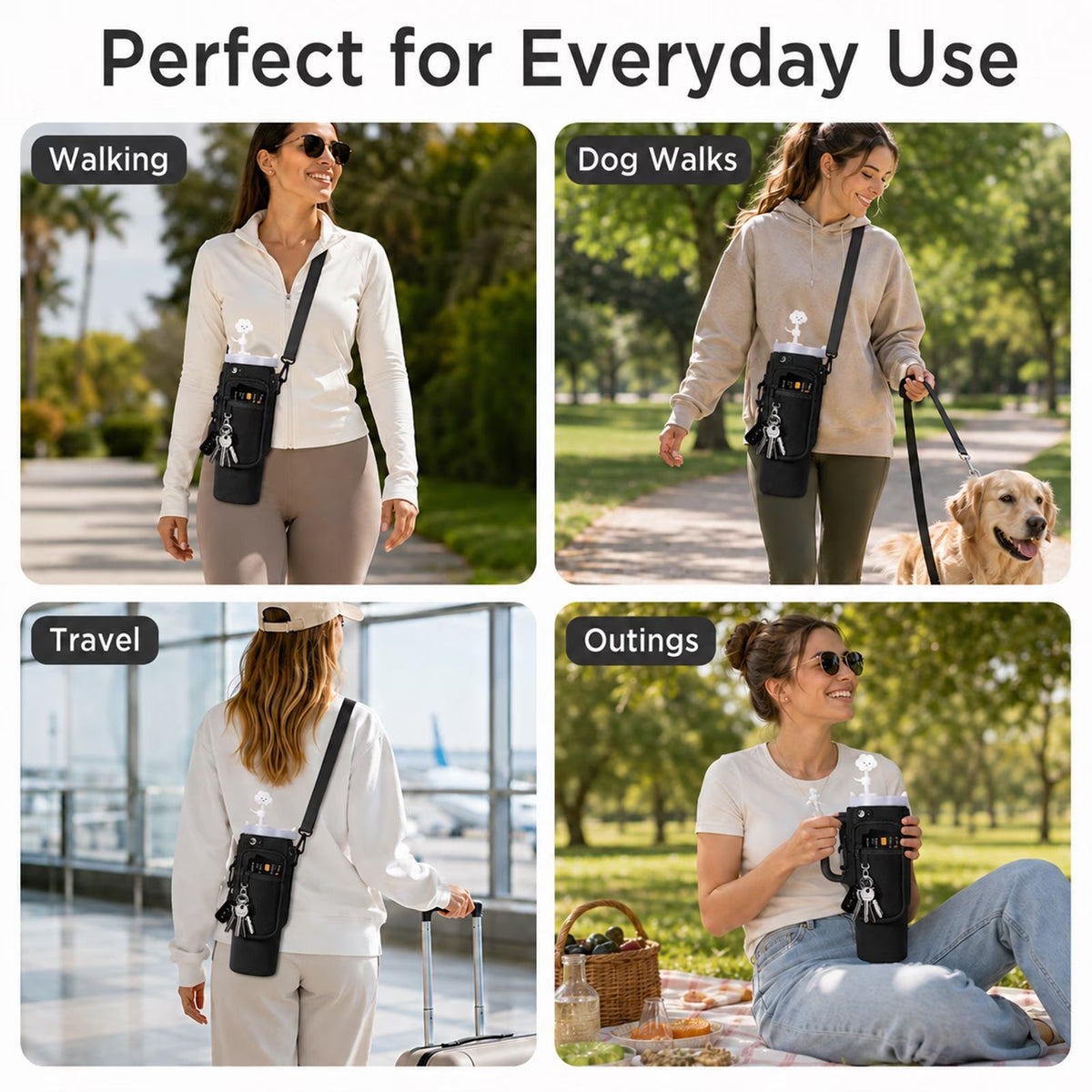 Phone Pocket Bottle Carrier