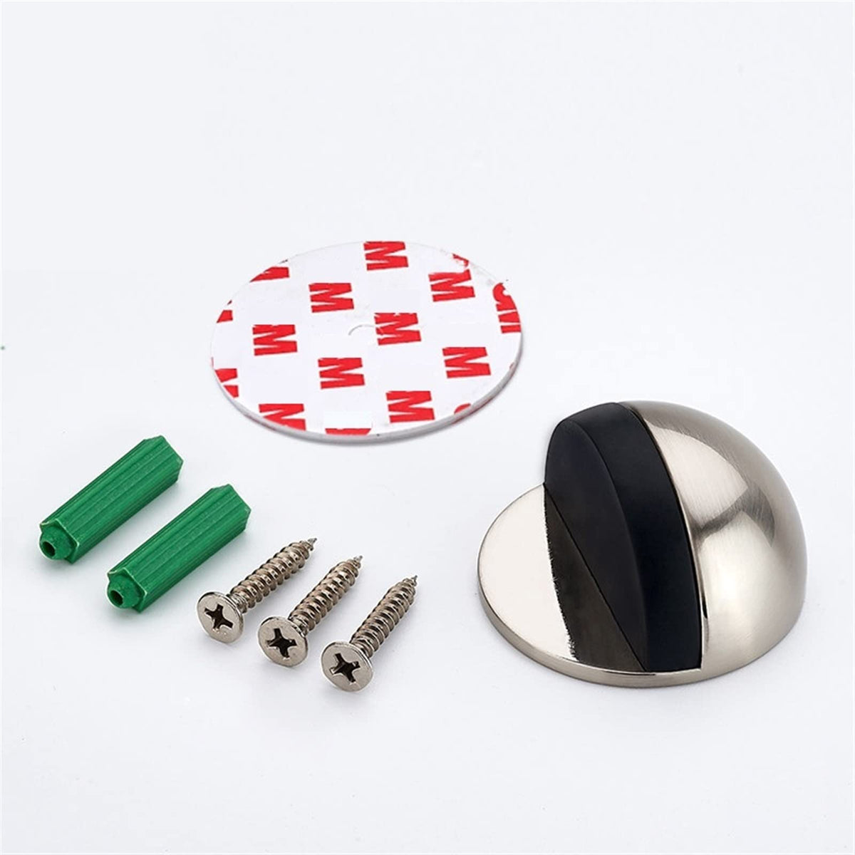Stainless Steel Magnetic Door Stopper – 2 Pieces