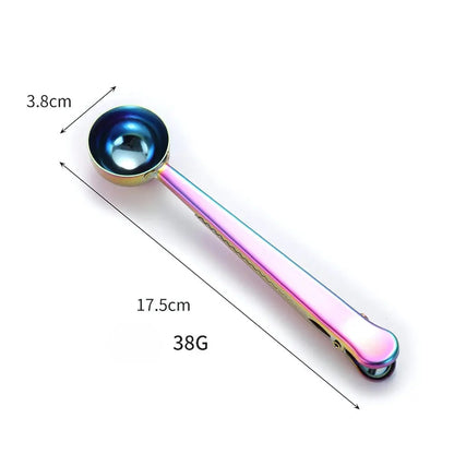 Stainless Steel Coffee Scoop Clip – 3 Pieces