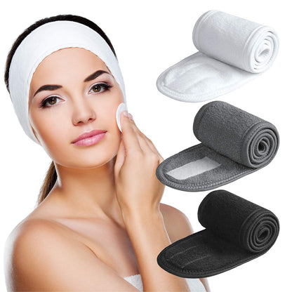 Microfibre Adjustable Spa Headband Hair Wrap