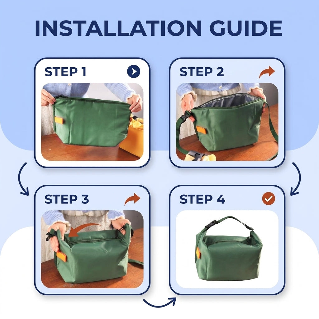 Minimalist Insulated Lunch Bag
