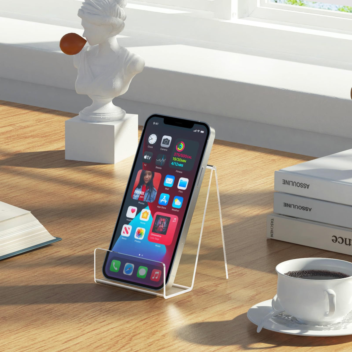 Acrylic Book Display Stand – 2 Pieces