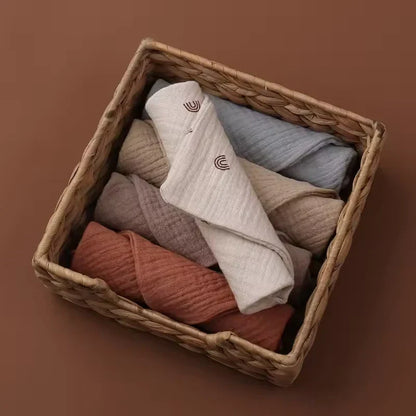 Baby Muslin Cotton Washcloth Set – 5 Pieces