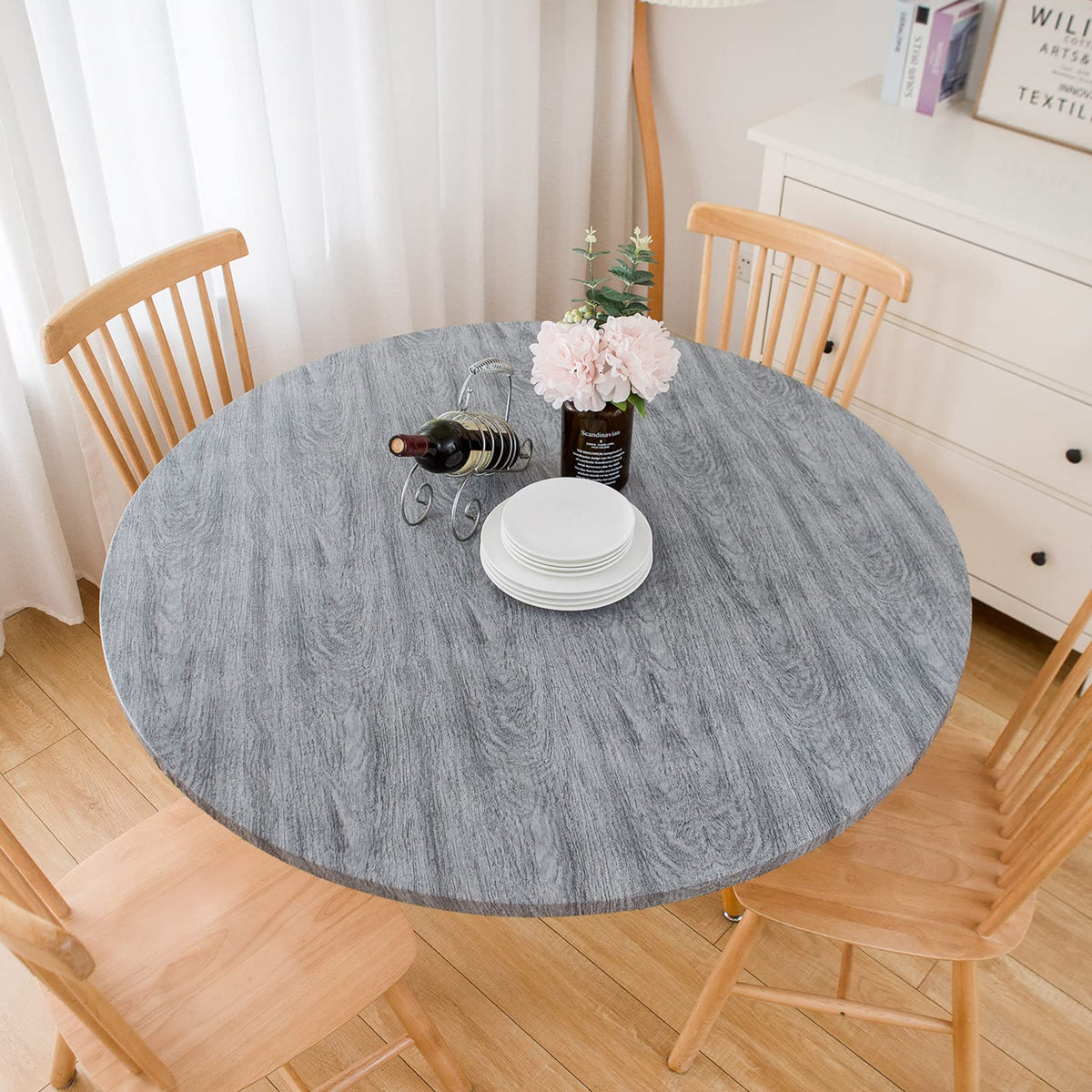 Round Vinyl Tablecloth