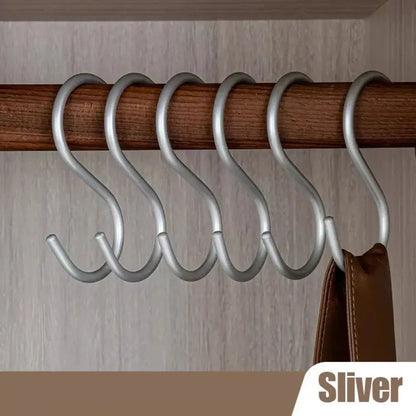 Multipurpose Aluminium Hooks Matte Finish – 5 Pieces
