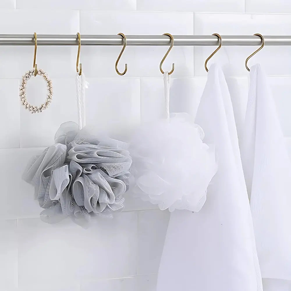 Multipurpose Aluminium Hooks Matte Finish – 5 Pieces