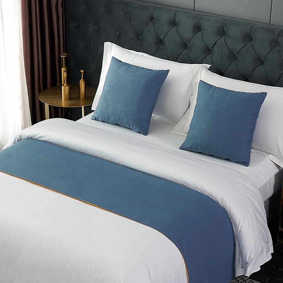 Velvet Bed Runner or Matching Cushion Cover
