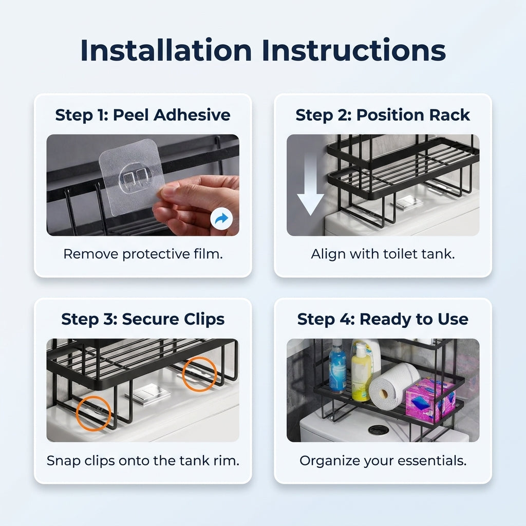 Over Toilet Storage Shelf