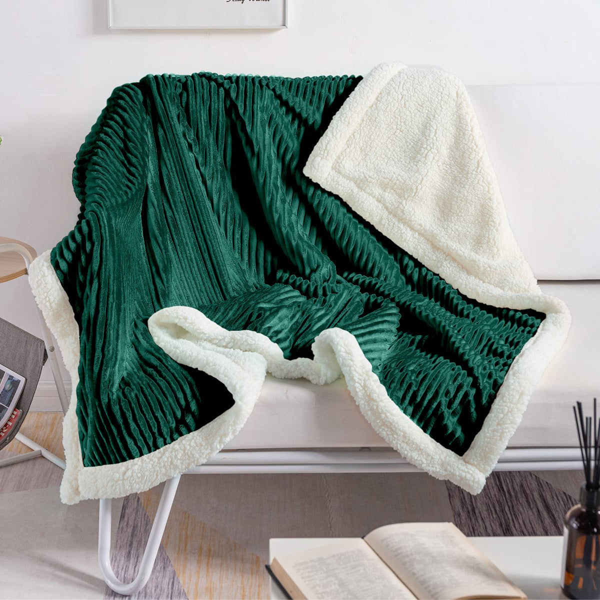 Ribbed Flannel Blanket