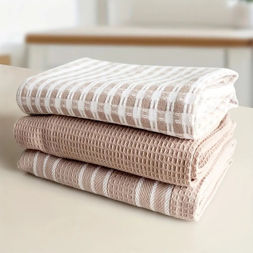 Cotton Kitchen Tea Towels – 3 Pack