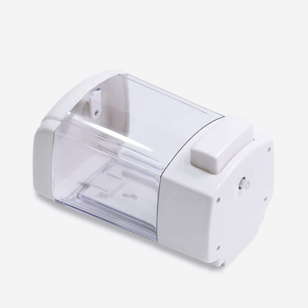 Wall-Mounted Soap Dispenser with Clear Bottle