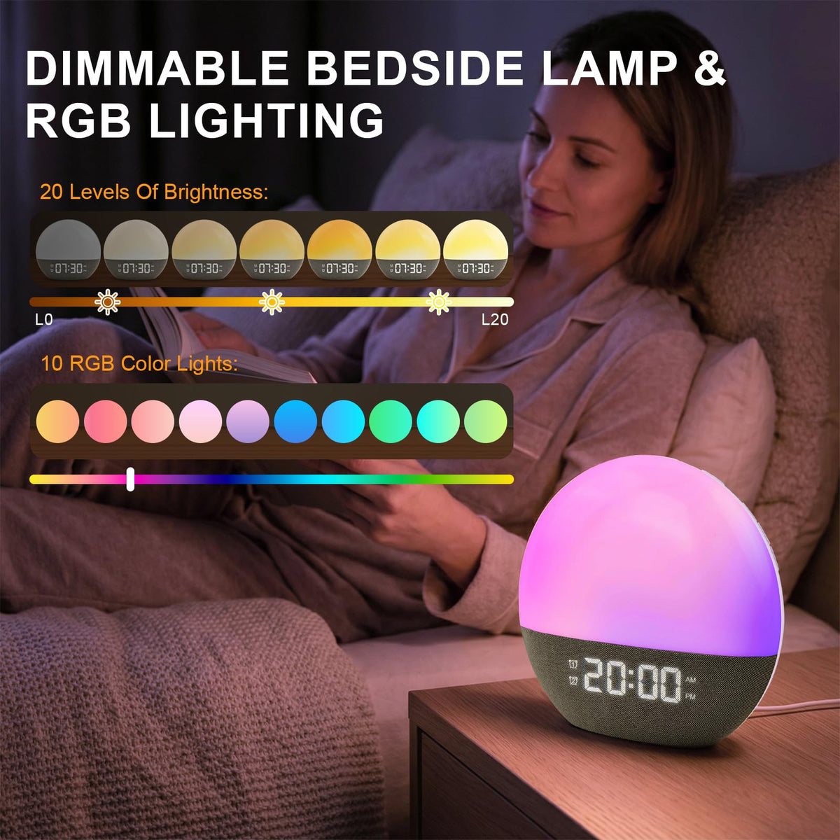 Sunrise Wake-Up Alarm Light