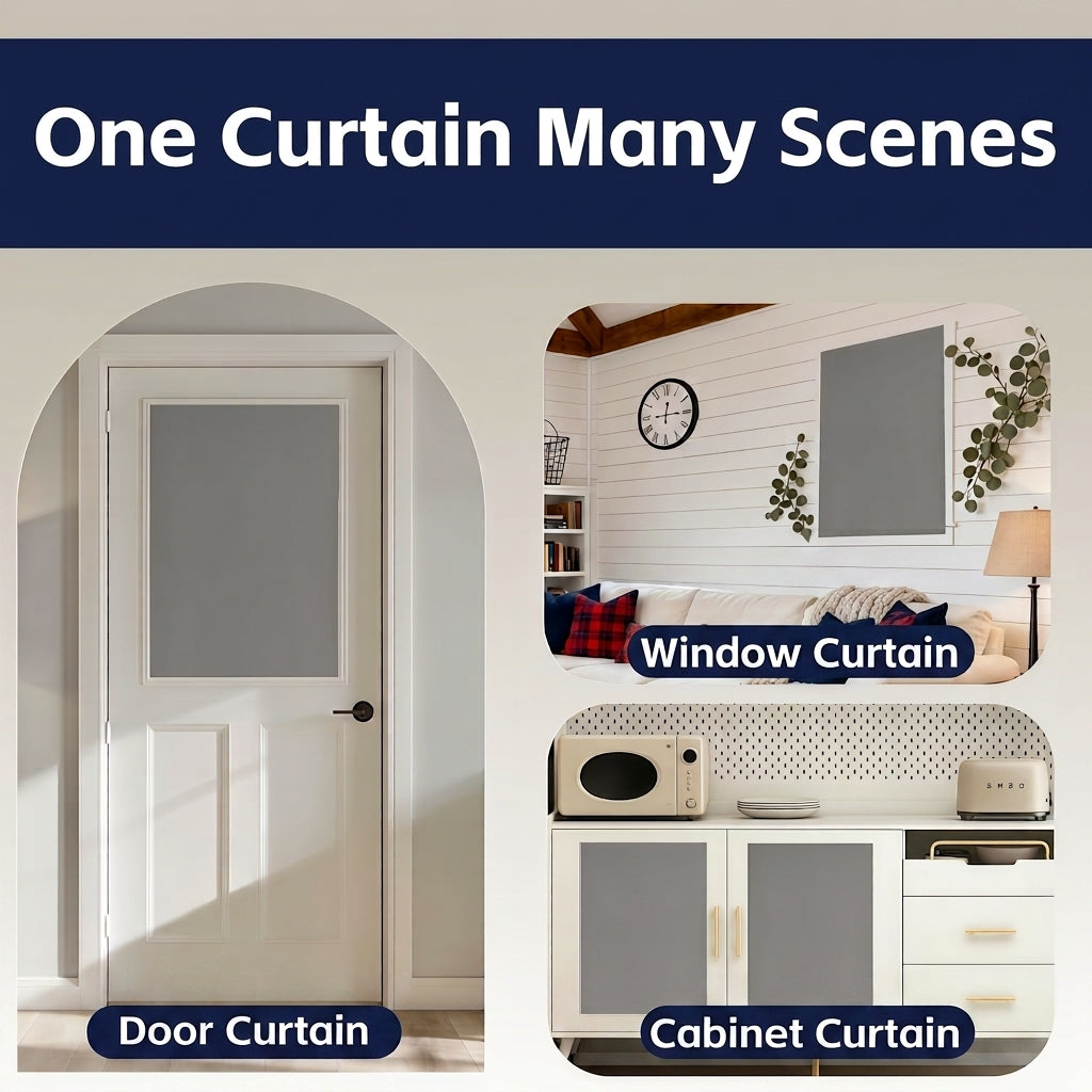 Portable Self-Adhesive Blackout Curtain – Cut-to-Size Window Cover