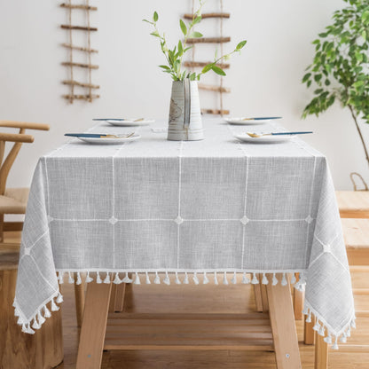 Square Waterproof Farmhouse Tablecloth