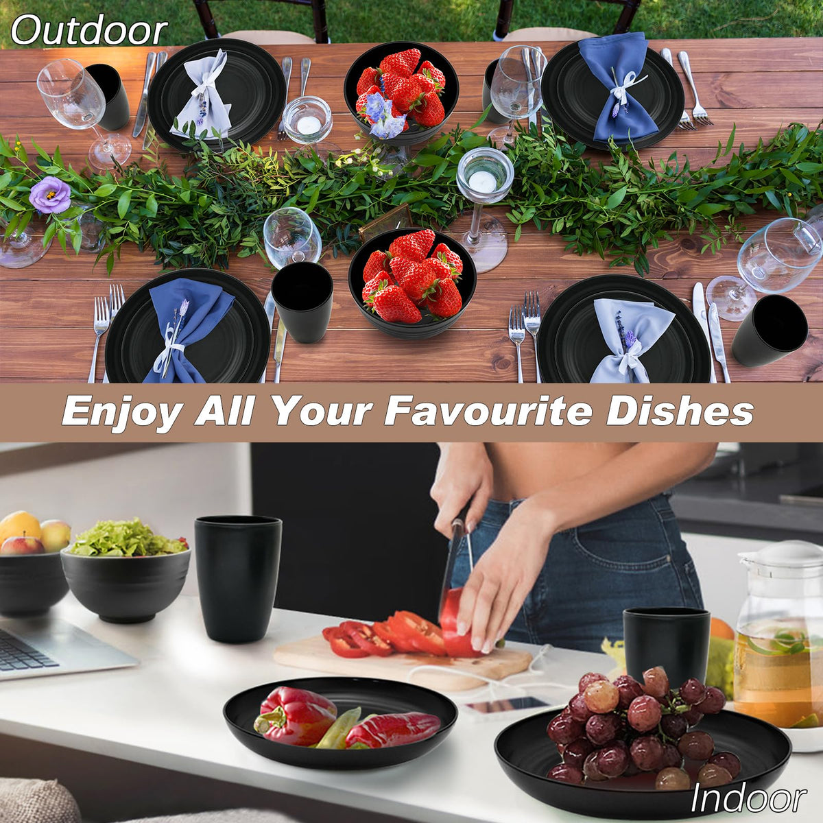 Plastic Dinnerware Set