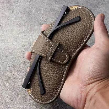 Slim Leather Glasses Case Portable Sleeve