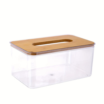 Bamboo Tissue Holder