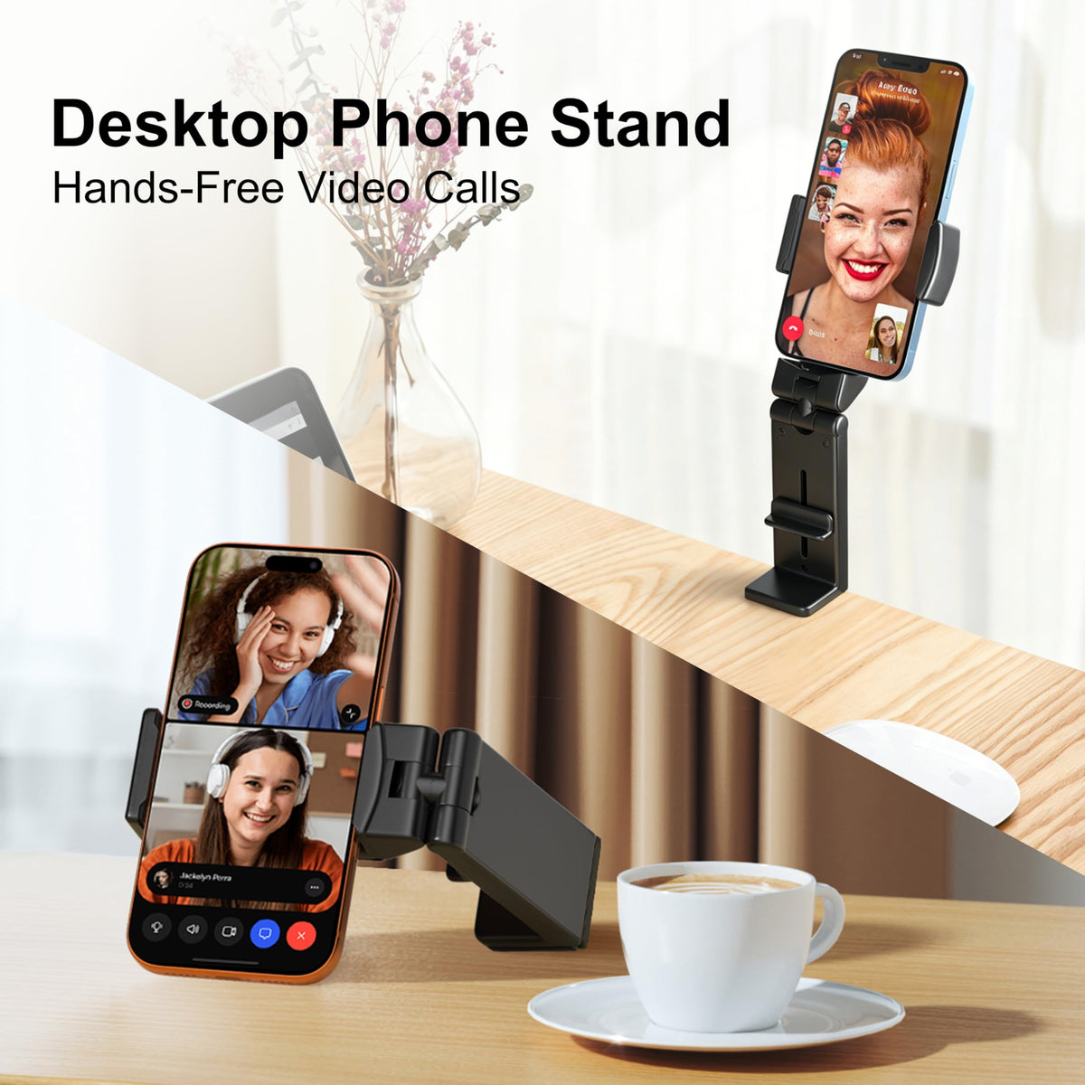 Airplane Phone Holder Dual 360 Rotation