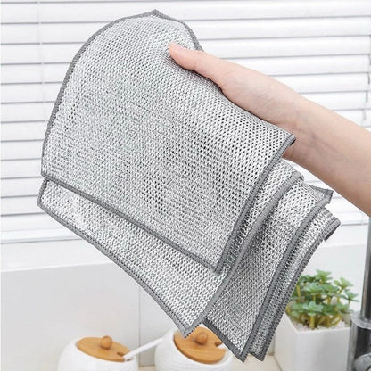Non Scratch Dual Texture Dishcloth – 30 Pieces
