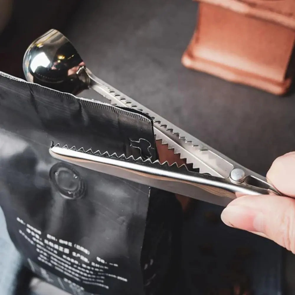 Stainless Steel Coffee Scoop Clip – 3 Pieces