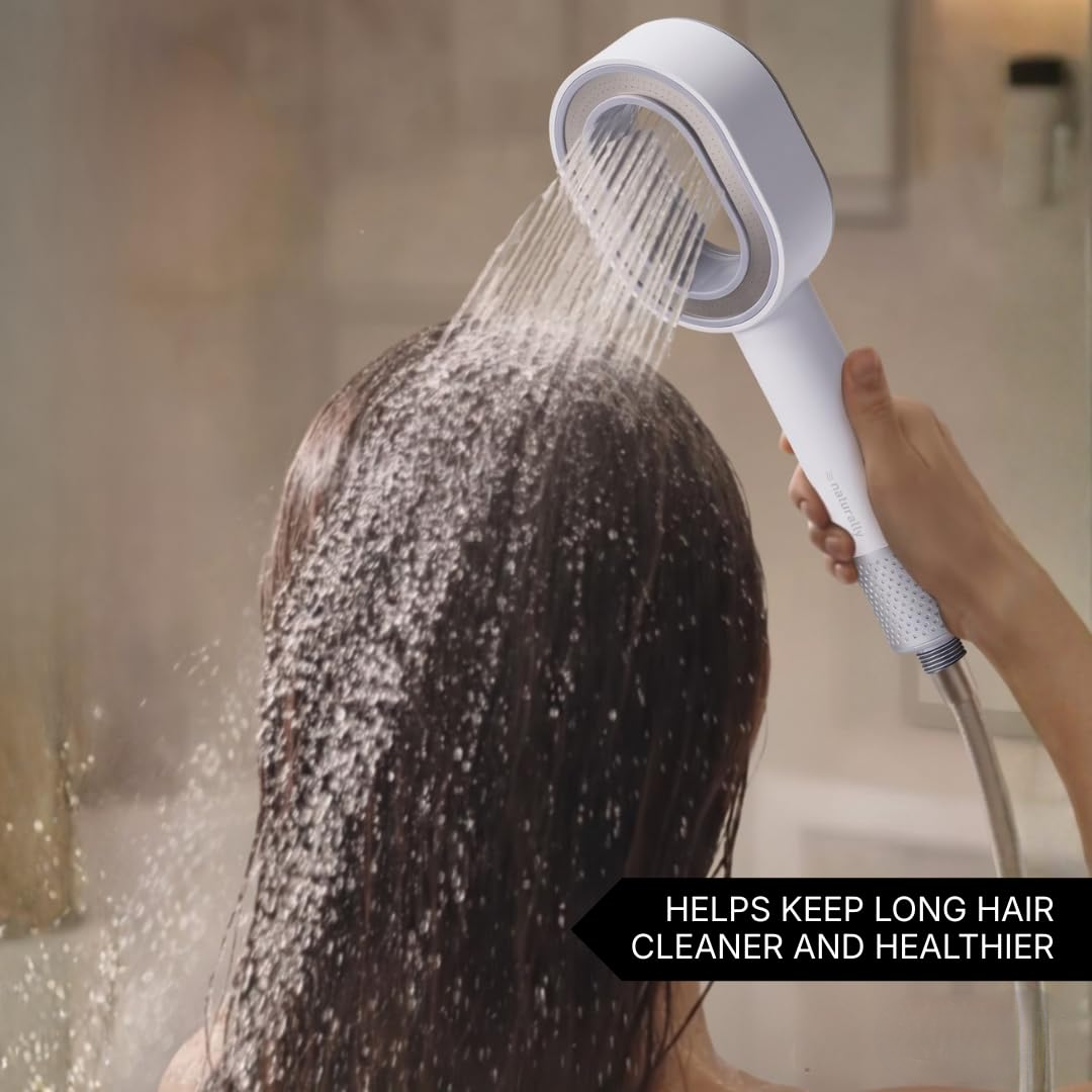 Handheld Filtered Shower Head with Rainfall Spray