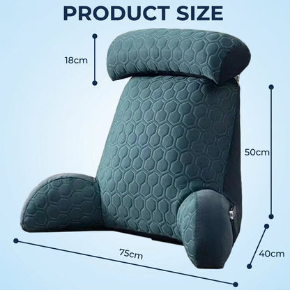 Reading Lounge Cushion with Side Pockets
