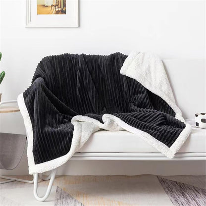 Ribbed Flannel Blanket