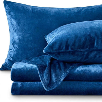 Plush Warm Flannel Fleece Bedding Set
