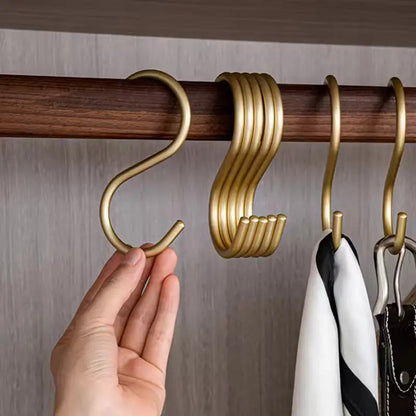 Multipurpose Aluminium Hooks Matte Finish – 5 Pieces