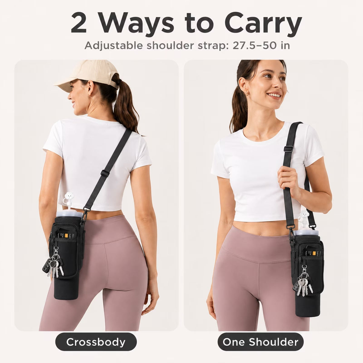 Phone Pocket Bottle Carrier