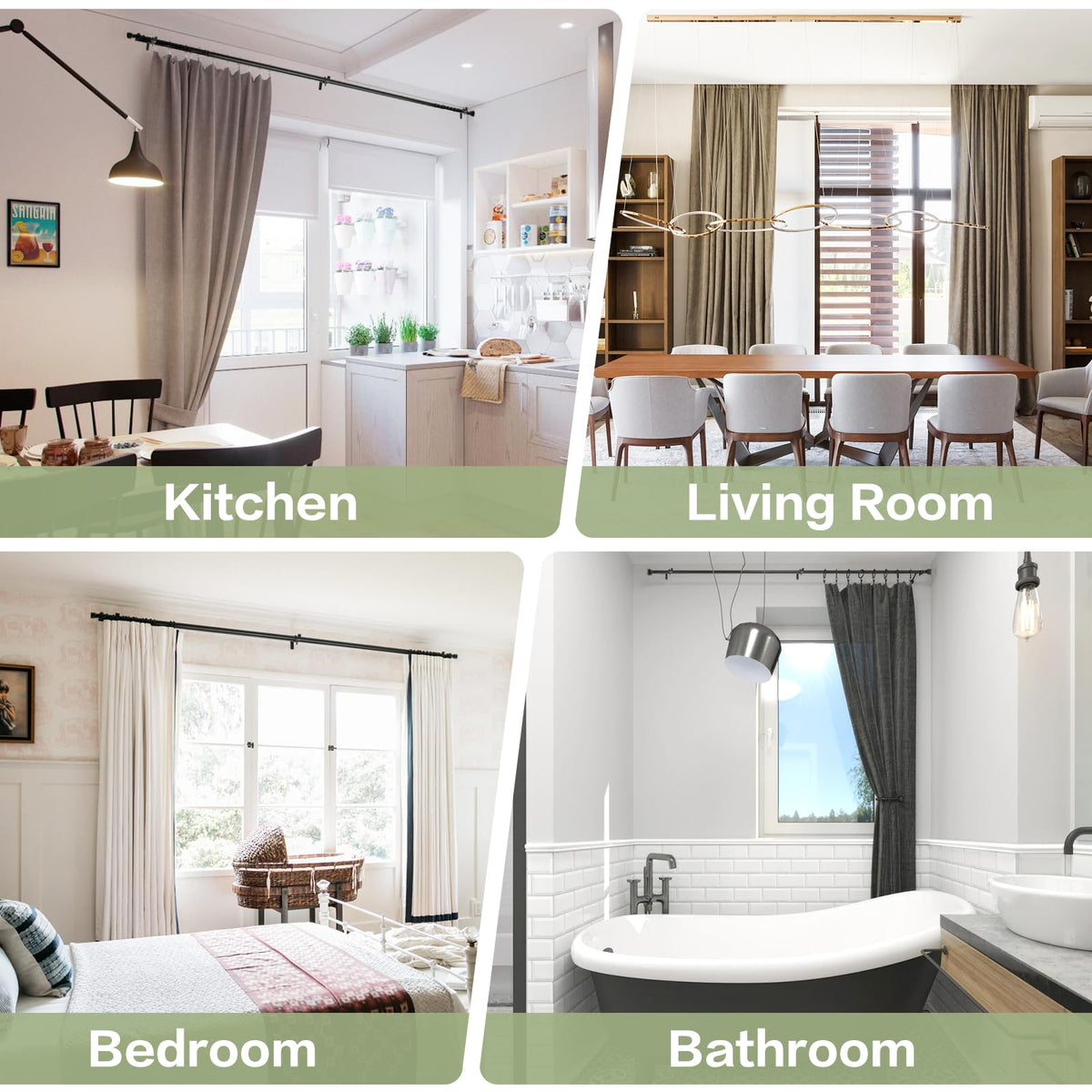 Adjustable Curtain Rod
