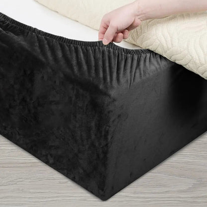 Velvet Wrap Bed Skirt