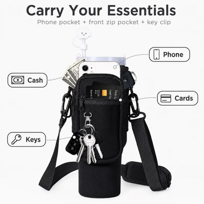 Phone Pocket Bottle Carrier
