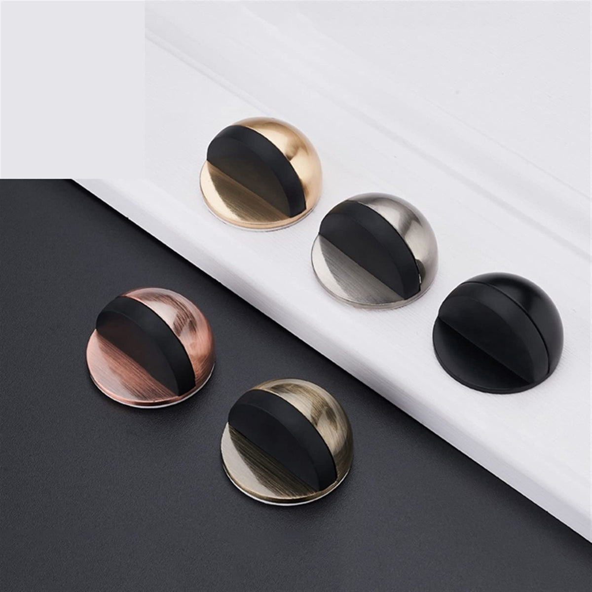 Stainless Steel Magnetic Door Stopper – 2 Pieces