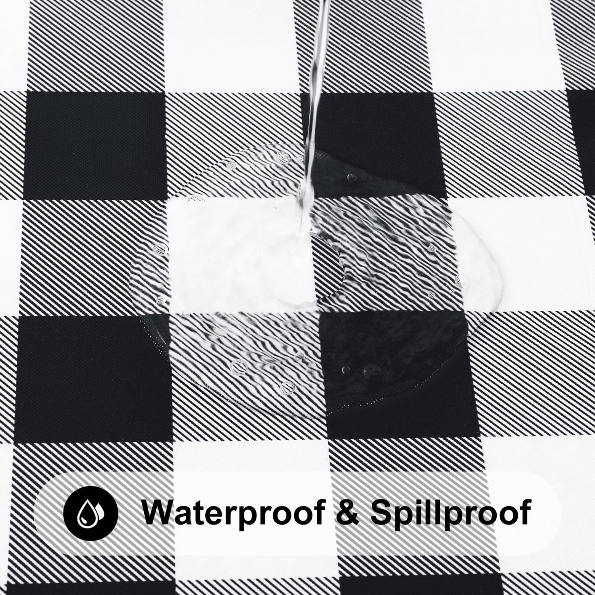 Round Vinyl Tablecloth