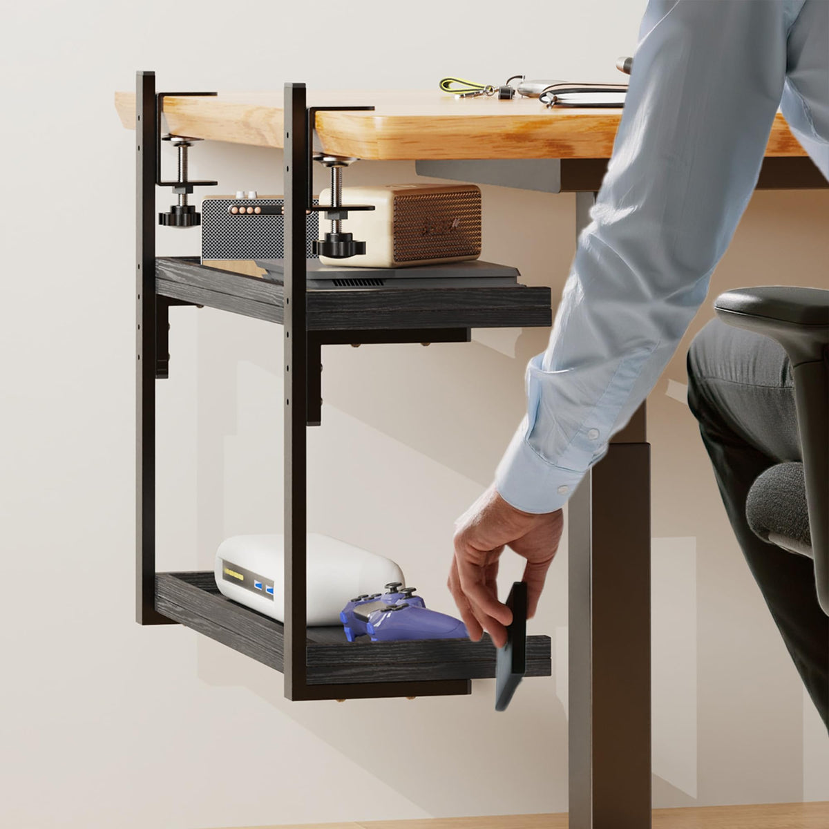 Clamp Desk Shelf