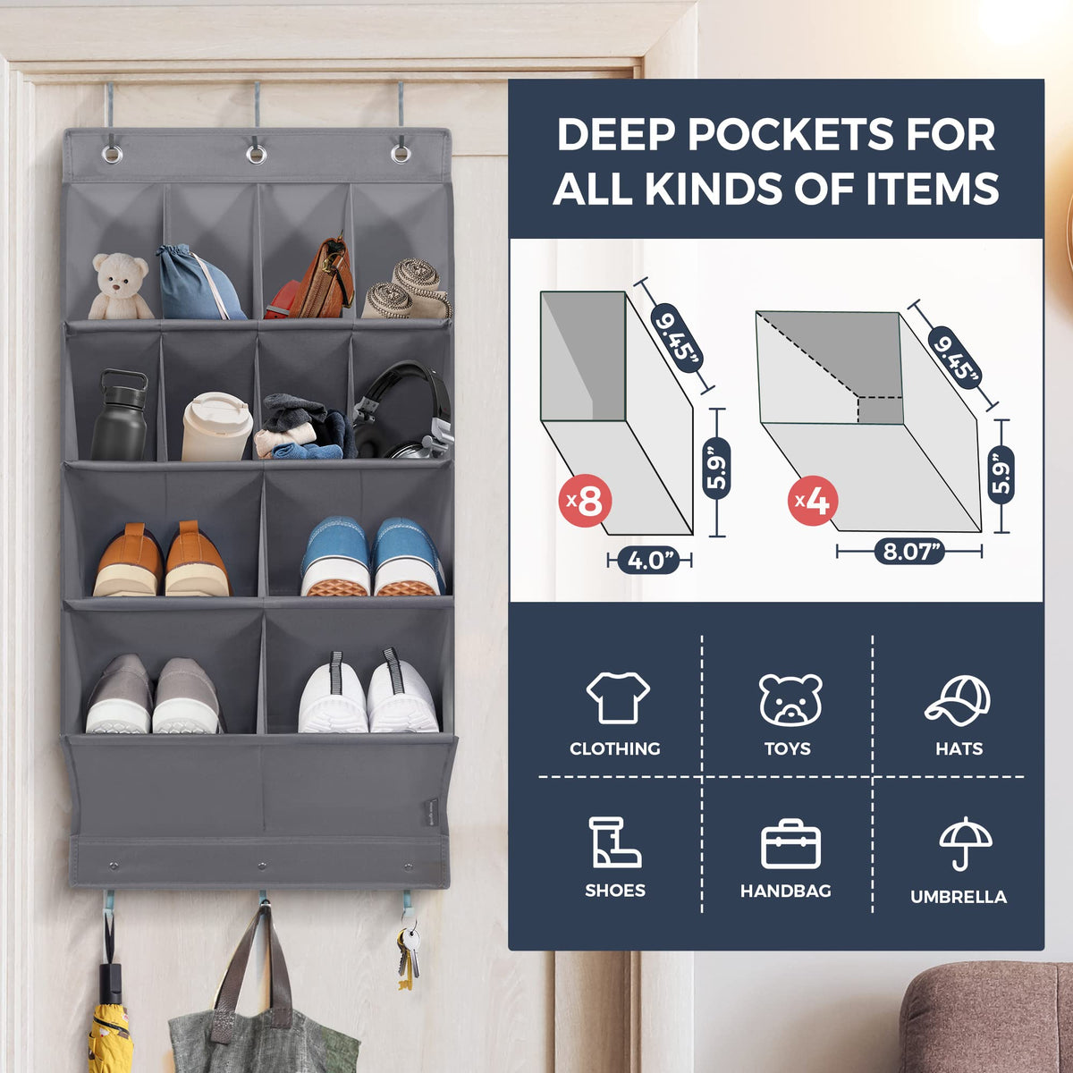 Over Door Shoes Organiser
