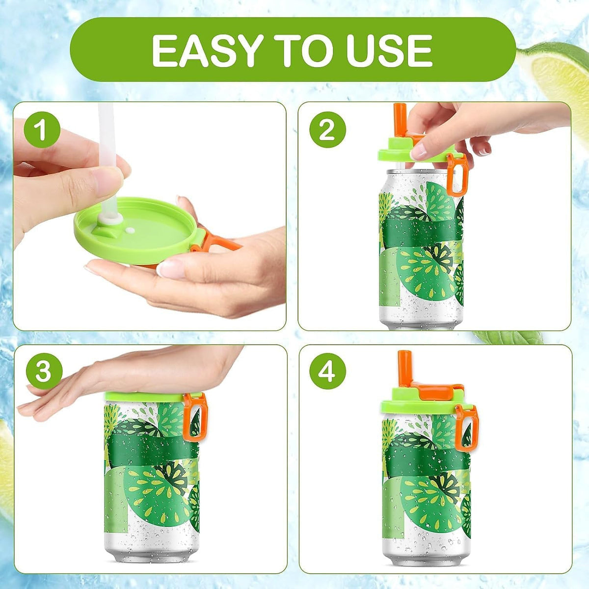Reusable Can Lid Cover – 2 Pieces