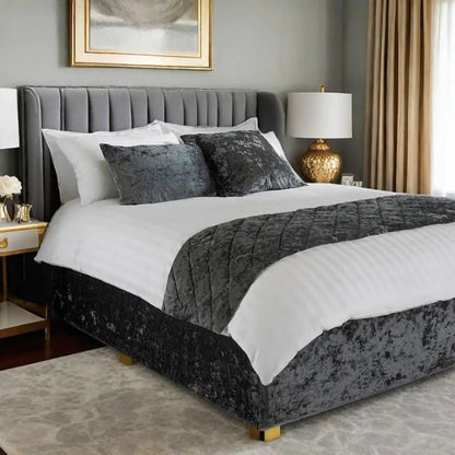 Velvet Wrap Bed Skirt