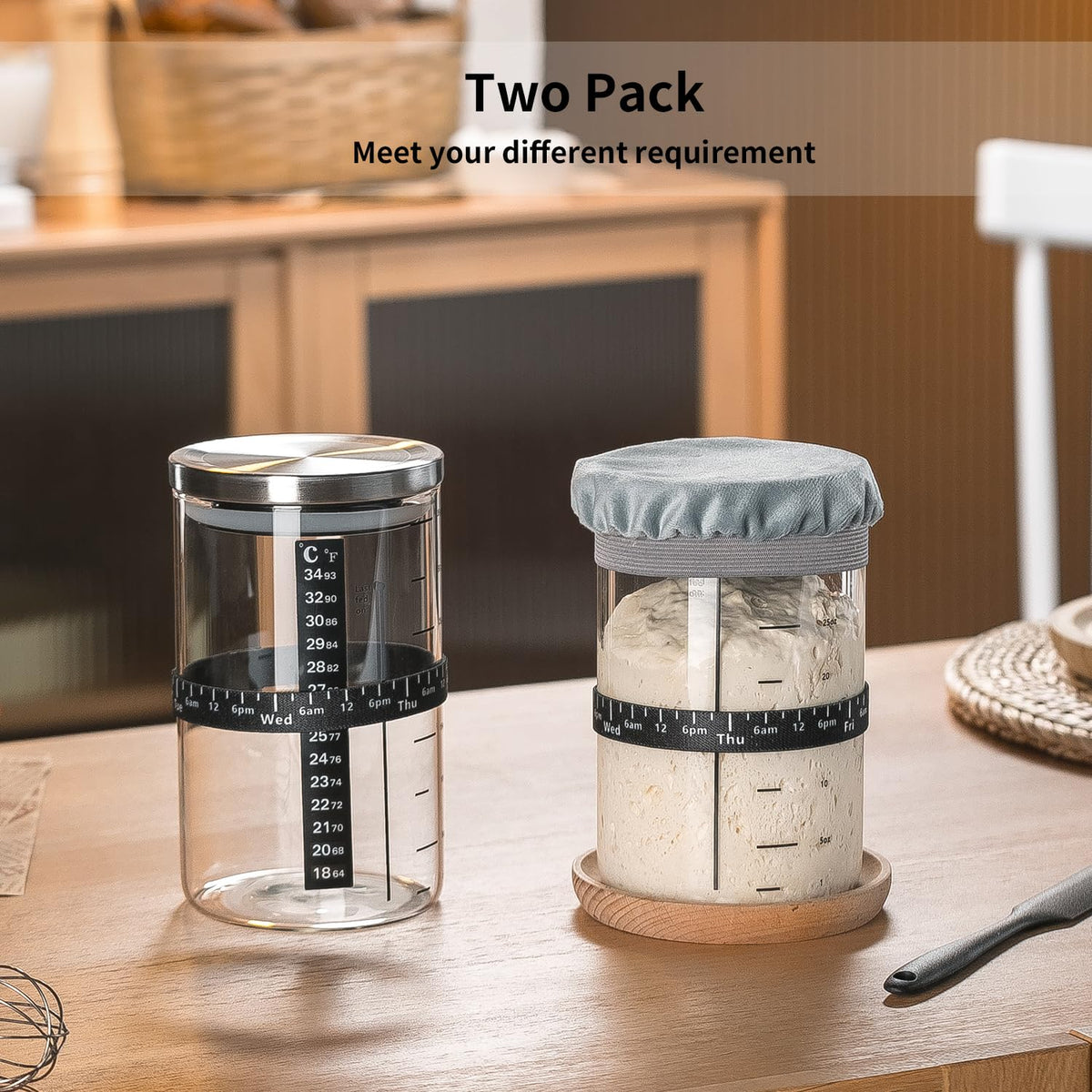 Sourdough Starter Jar